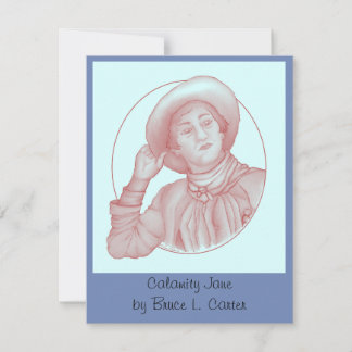 Carte pour notes de "Calamity Jane"