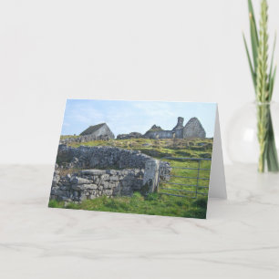 Carte pour notes de campagne irlandais