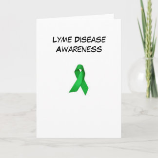 Carte pour notes de conscience de Lyme