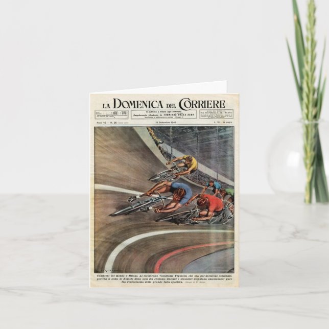 Carte pour notes de Domenica (Devant)