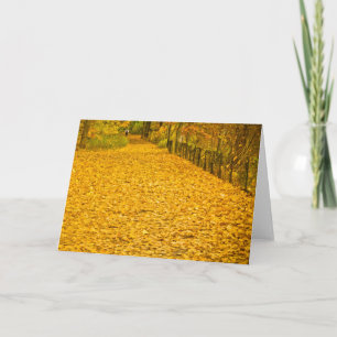 CARTE POUR NOTES DE FOLIAGE DES feuilles DE L'AUTO