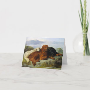 Carte pour notes de golden retriever, d'Irlandais
