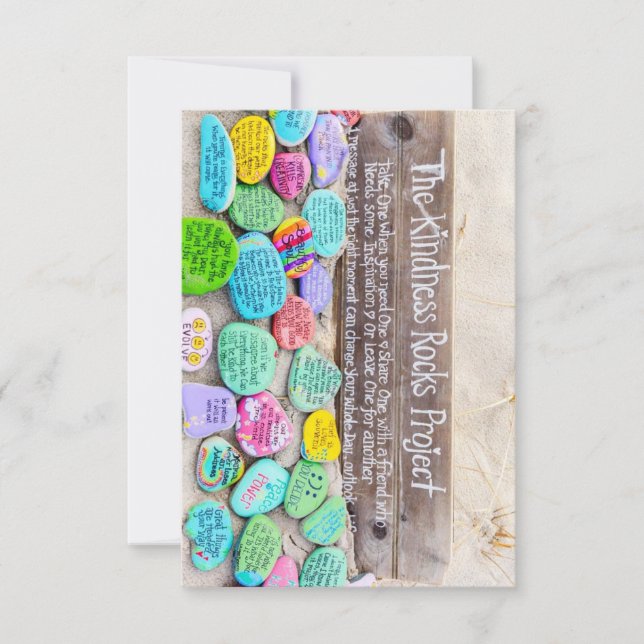 Carte pour notes de Kindness Rocks (Devant)