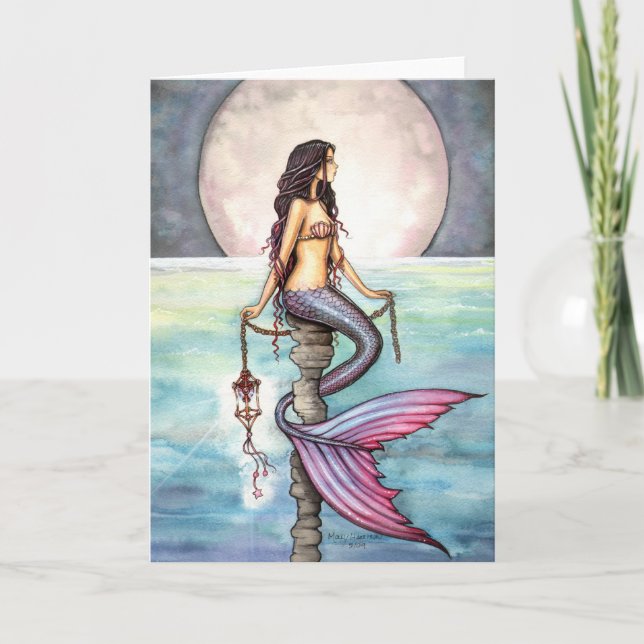 Carte pour notes de la carte Mermaid par Molly Har (Devant)