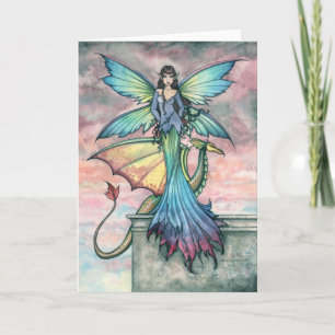 Carte pour notes de la carte mystique Dragon Fairy