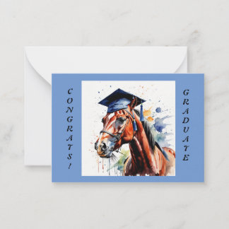 Carte pour notes de l'illustration du Cheval