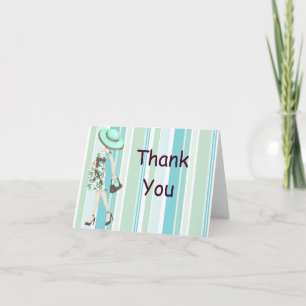 Carte pour notes de Merci de Baby shower (CA)