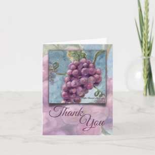 carte pour notes de Merci "héritage fruité"