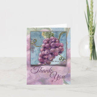 carte pour notes de Merci "héritage fruité"