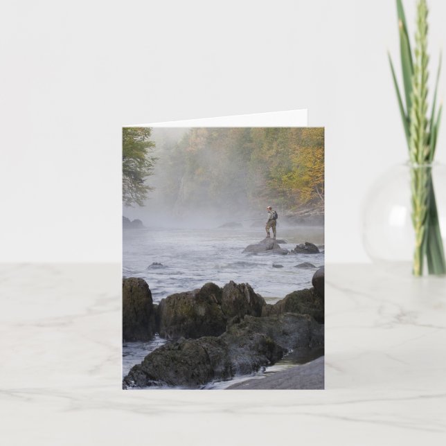 Carte pour notes de pêche de mouche (Devant)