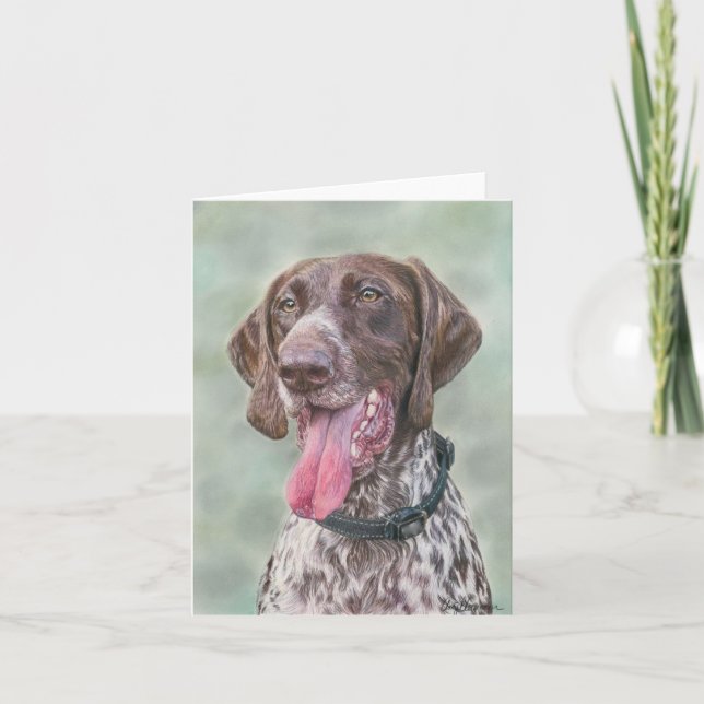 Carte pour notes de pointeur Shorthair allemand (Devant)