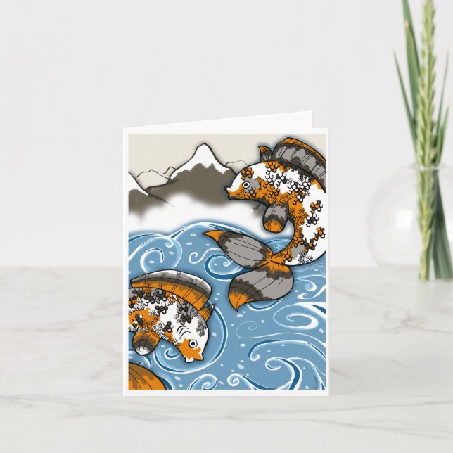 Carte pour notes de poisson (Devant)