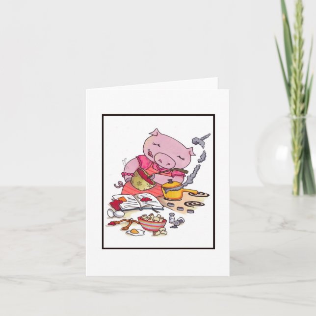 carte pour notes de porcs cuisines (Devant)