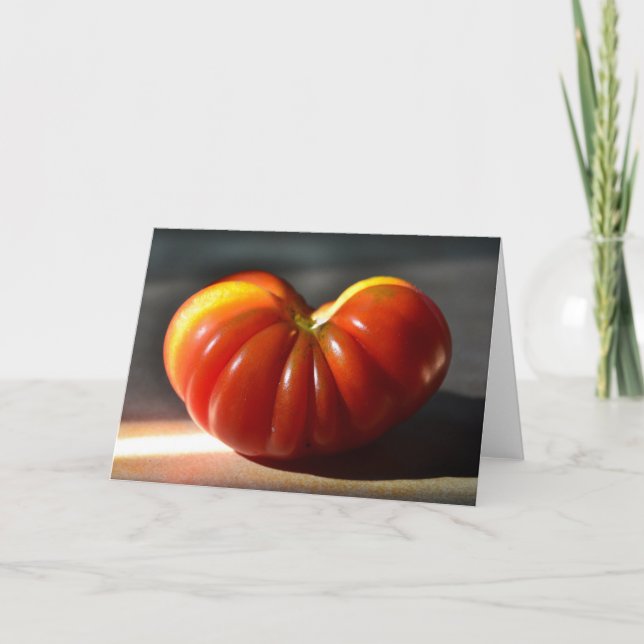 Carte pour notes de tomate d'héritage (Devant)