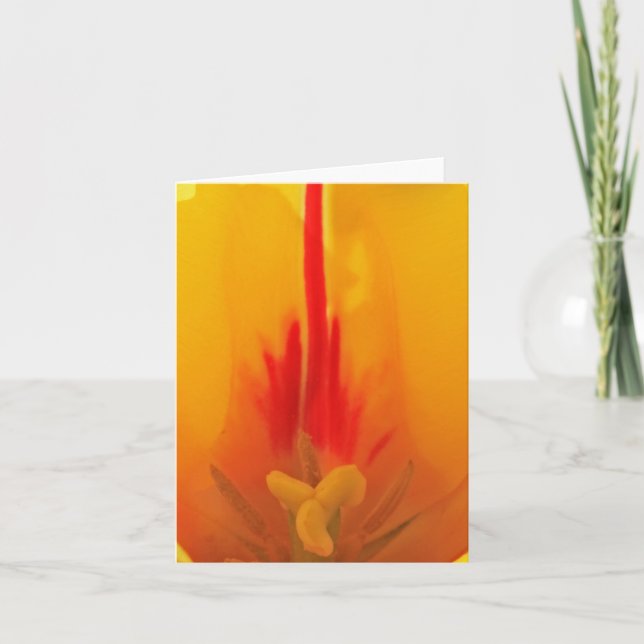 Carte pour notes de tulipe (Devant)