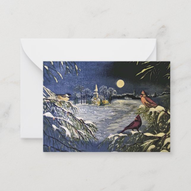 Carte pour notes de voeux de Noël (Devant)