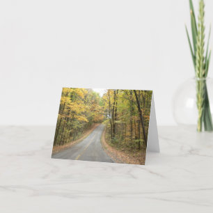 Carte pour notes d'entraînement d'automne