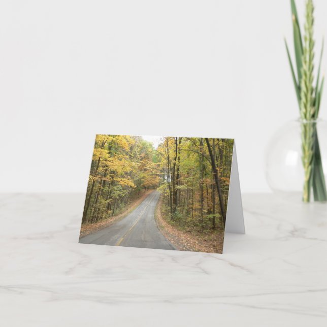 Carte pour notes d'entraînement d'automne (Devant)