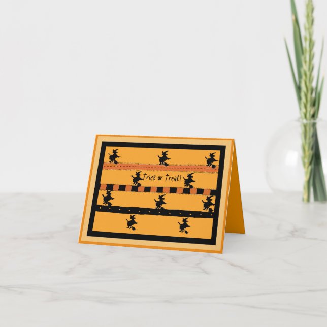 Carte pour notes d'Halloween humoristique (Devant)