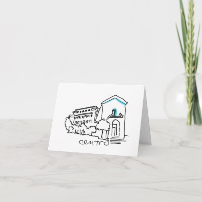 Carte pour notes d'ICCS "Centro" (Devant)