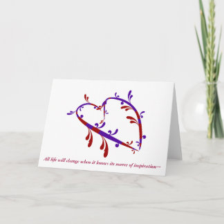 Carte pour notes d'inspiration