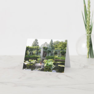 Carte pour notes d'oasis de jardin