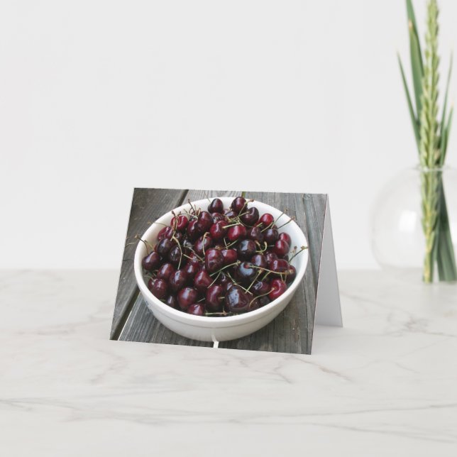 Carte pour notes du Bowl of Cherries (Devant)