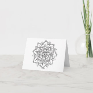 Carte pour notes du flocon de neige 2 de ressort