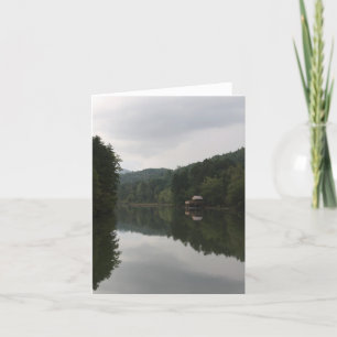 Carte pour notes du lac Burton