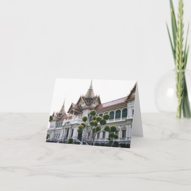 Carte pour notes du palais thaï (Devant)