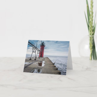 Carte pour notes du phare de South Haven