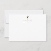 Carte pour notes Espresso Martini