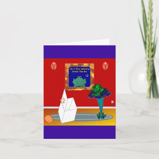 Carte pour notes - extérieur cette boîte par