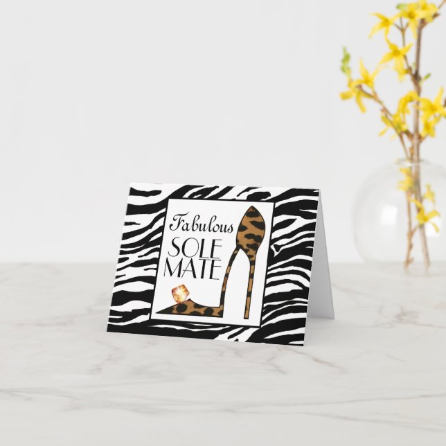 carte pour notes "Fabulous SoleMate" (Fleur jaune)