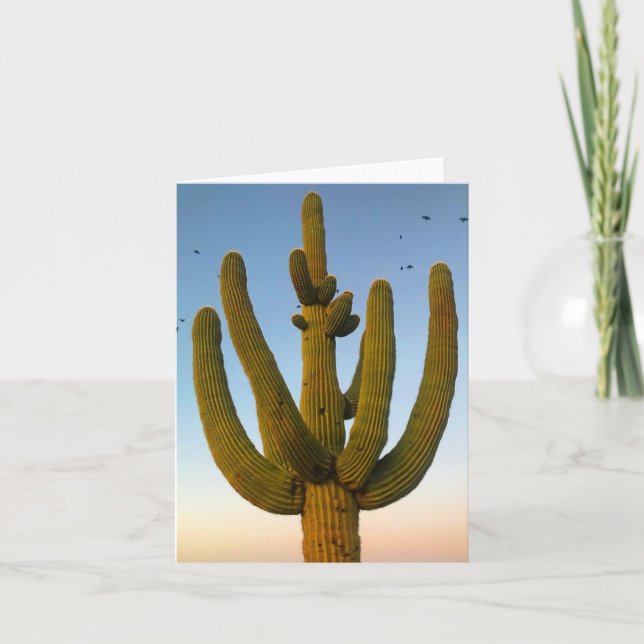 carte pour notes géant du saguaro (vide à l'intéri (Devant)