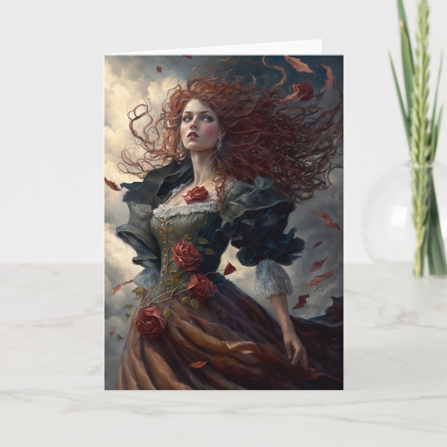 Carte pour notes gothique vintage (Devant)