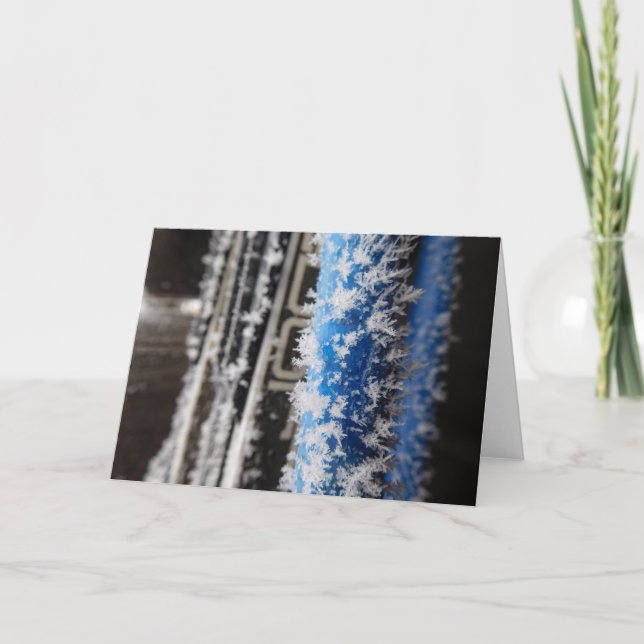 Carte pour notes hiver Frost (Devant)