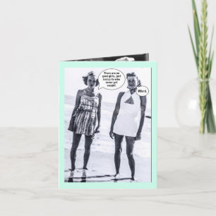 Carte pour notes-il n'y a pas de bonnes filles