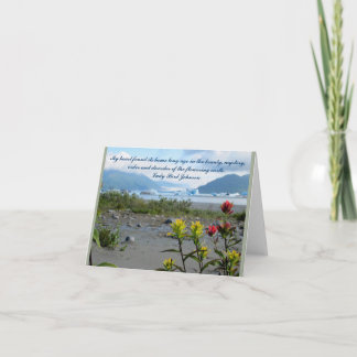 Carte pour notes inspiré de citation