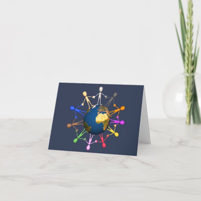 carte pour notes jour des terres (Devant)