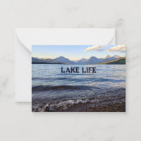Carte pour notes Lake Life