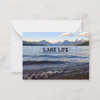 Carte pour notes Lake Life