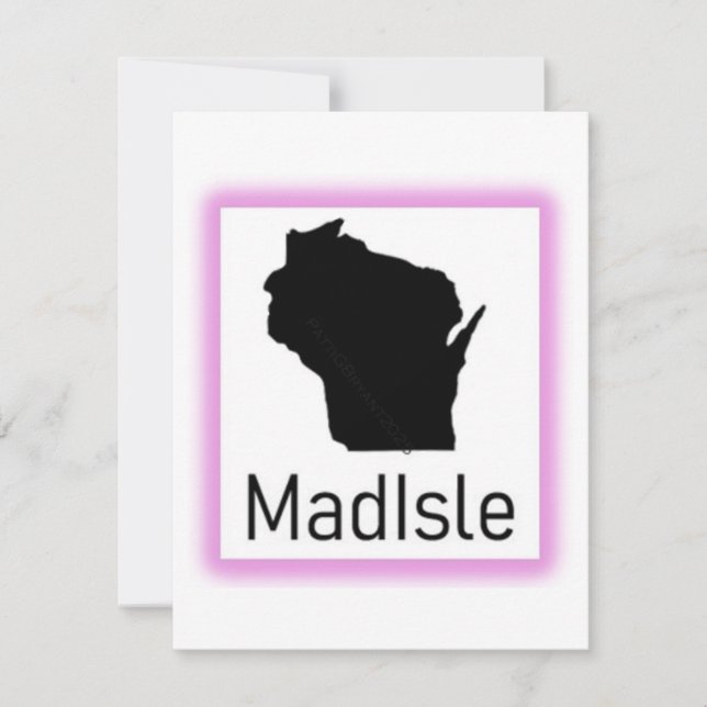 Carte pour notes MadIsle Purple 2025 (Devant)