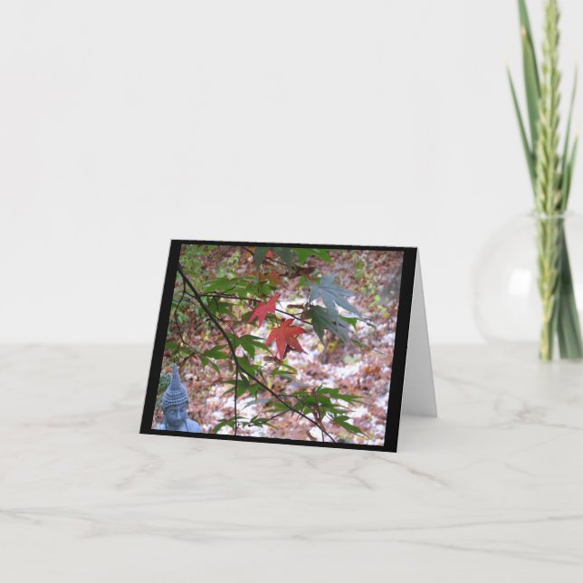 Carte pour notes Maple Zen (Devant)