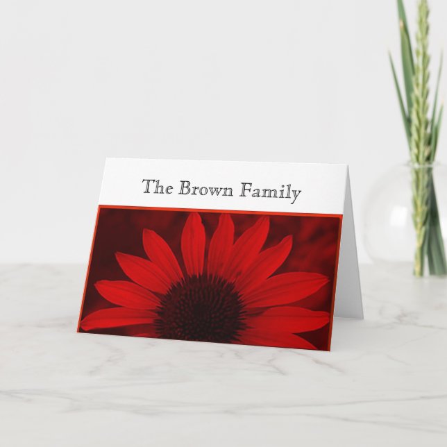 Carte pour notes Mariage Modèle (Devant)