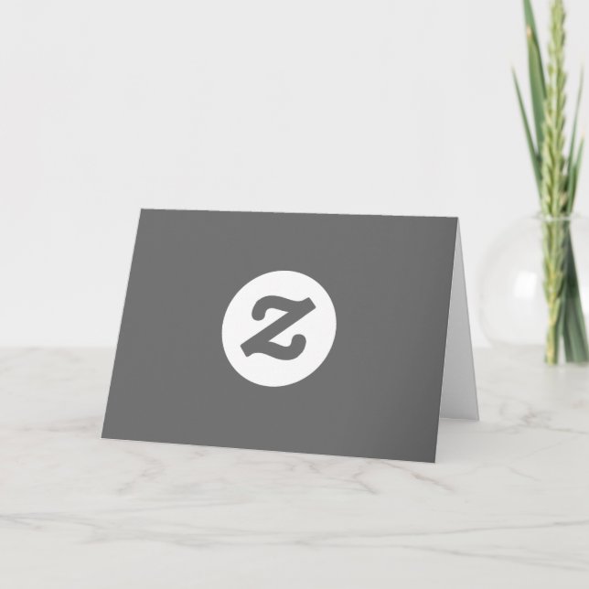 Carte pour notes Merci (Devant)