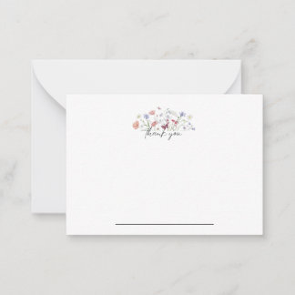 Carte pour notes Merci papillon