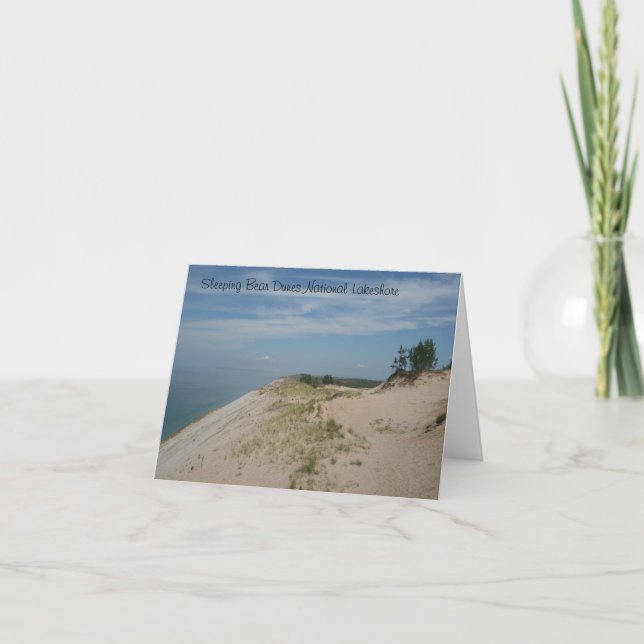 Carte pour notes national de Lakeshore des dunes d (Devant)