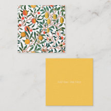 Carte pour notes PLAT : WILLIAM MORRIS ; POMEGRANA