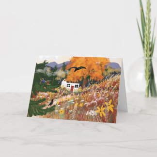 Carte pour notes plié
